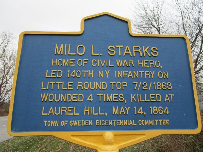 Milo L. Starks Marker image. Click for full size.
