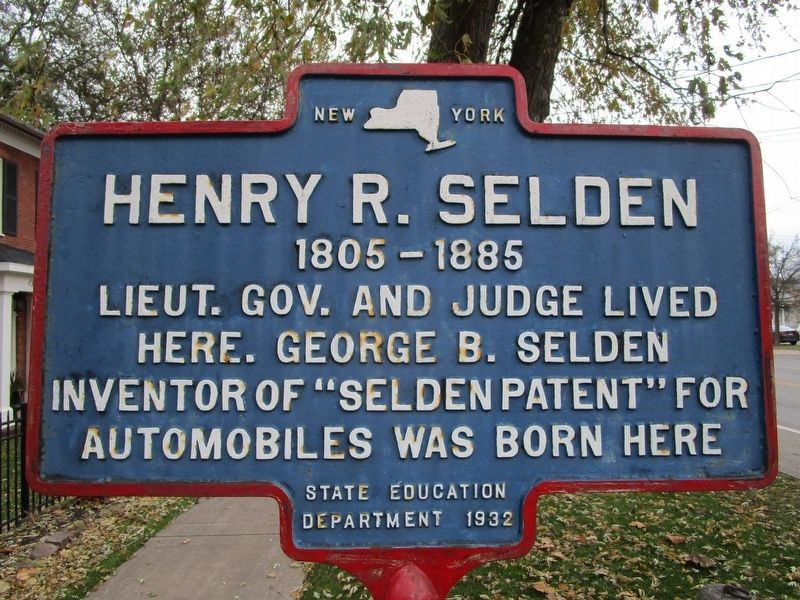 Henry R. Selden Marker. Click for full size. Henry R. Selden Marker image. Click for full size.
