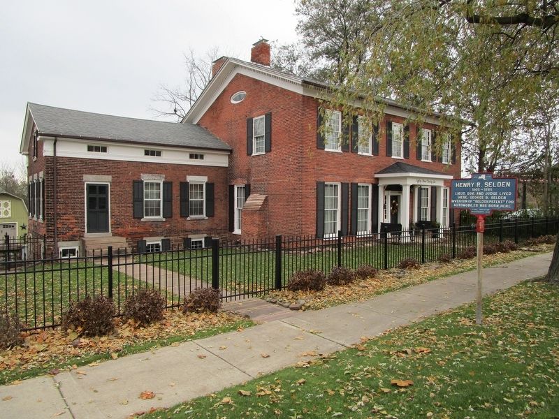 Henry R. Selden Marker & House. Click for full size. Henry R. Selden Marker & House image. Click for full size.