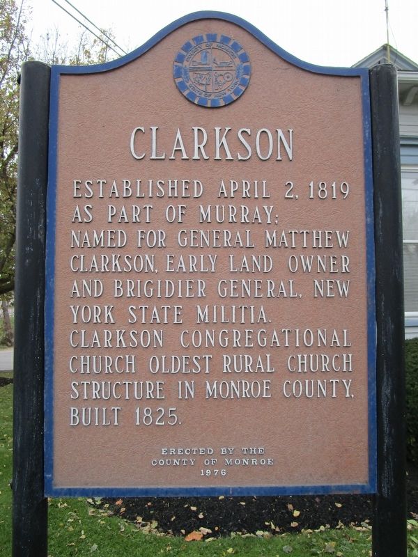 Clarkson Marker. Click for full size. Clarkson Marker image. Click for full size.