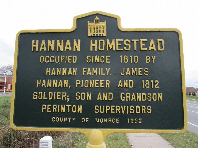 Hannan Homestead Marker. Click for full size. Hannan Homestead Marker image. Click for full size.