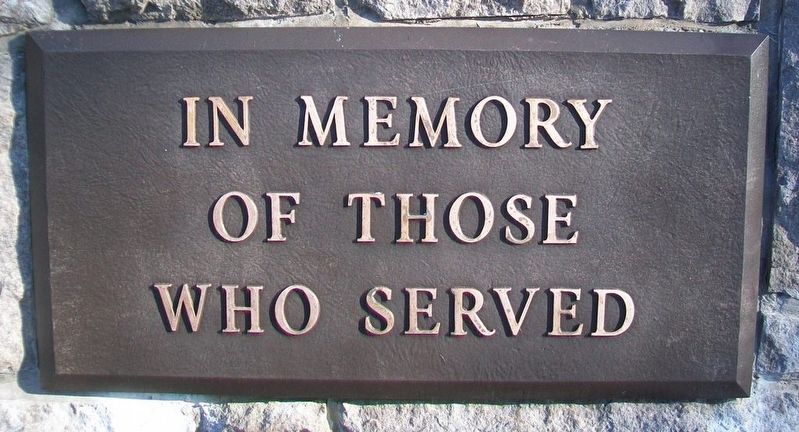 War Memorial Marker. Click for full size. War Memorial Marker image. Click for full size.