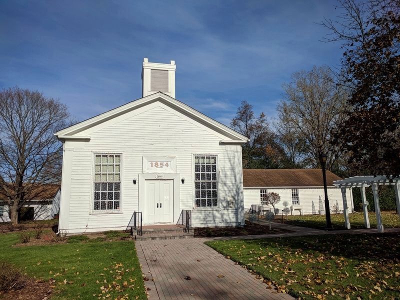 Former Southfield Methodist Episcopal Church and Historical Site Marker. Click for full size. Former Southfield Methodist Episcopal Church and Historical Site Marker image. Click for full size.