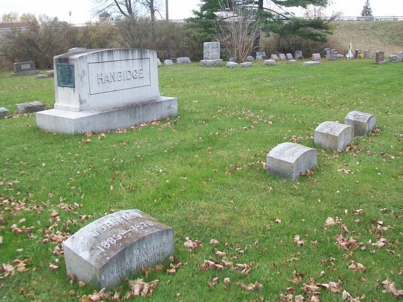 Francis Findlay Hanbidge Marker on Family Monument image. Click for full size.