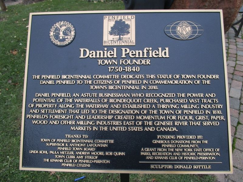 Daniel Penfield Marker. Click for full size. Daniel Penfield Marker image. Click for full size.