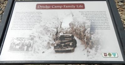 Dredge Camp Family Life Marker image. Click for full size.