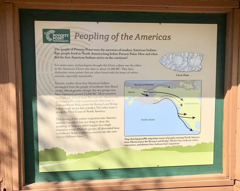 Peopling of the Americas Marker image. Click for full size.