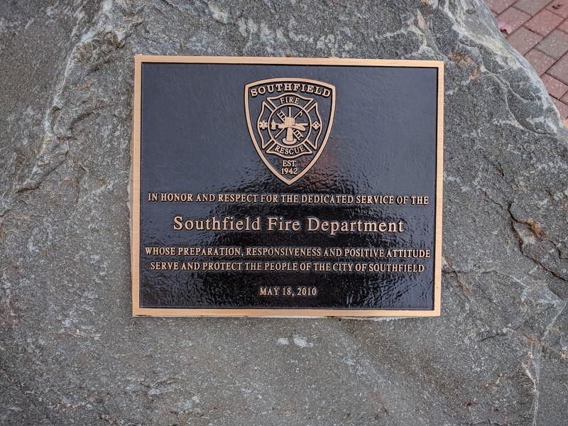 Plaque on Rock Between Doors. Click for full size. Plaque on Rock Between Doors image. Click for full size.