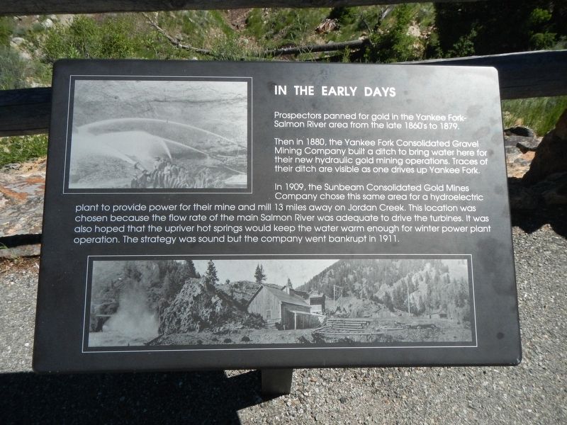 In the Early Days Marker. Click for full size. In the Early Days Marker image. Click for full size.