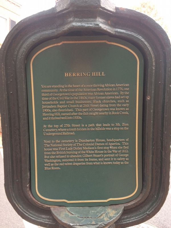 Herring Hill Marker Front. Click for full size. Herring Hill Marker Front image. Click for full size.