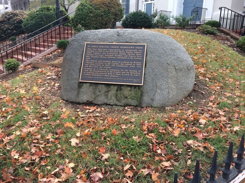 St. John's Episcopal Church, Georgetown Parish Marker. Click for full size. St. John's Episcopal Church, Georgetown Parish Marker image. Click for full size.