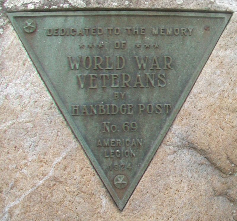 World War Memorial Marker. Click for full size. World War Memorial Marker image. Click for full size.