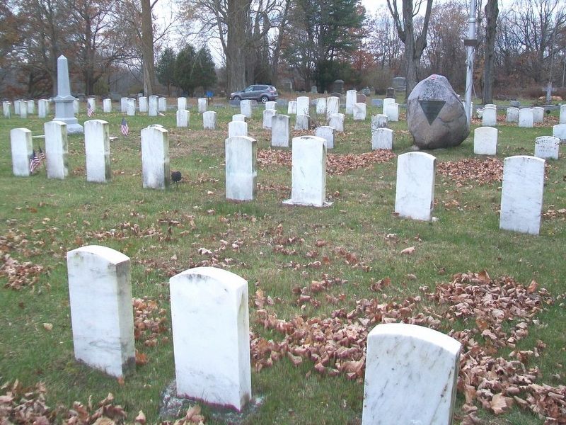 Veterans Memorial Flag Pole and Marker. Click for full size. Veterans Memorial Flag Pole and Marker image. Click for full size.