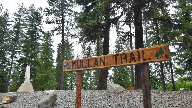 Mullan Trail Park sign image. Click for full size.
