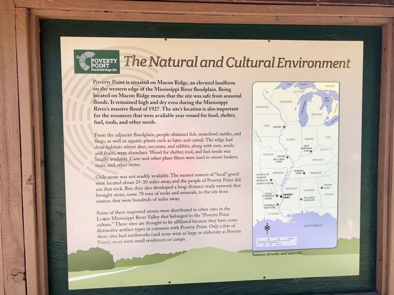 The Natural and Cultural Environment Marker image. Click for full size.