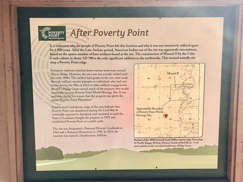 After Poverty Point Marker. Click for full size. After Poverty Point Marker image. Click for full size.