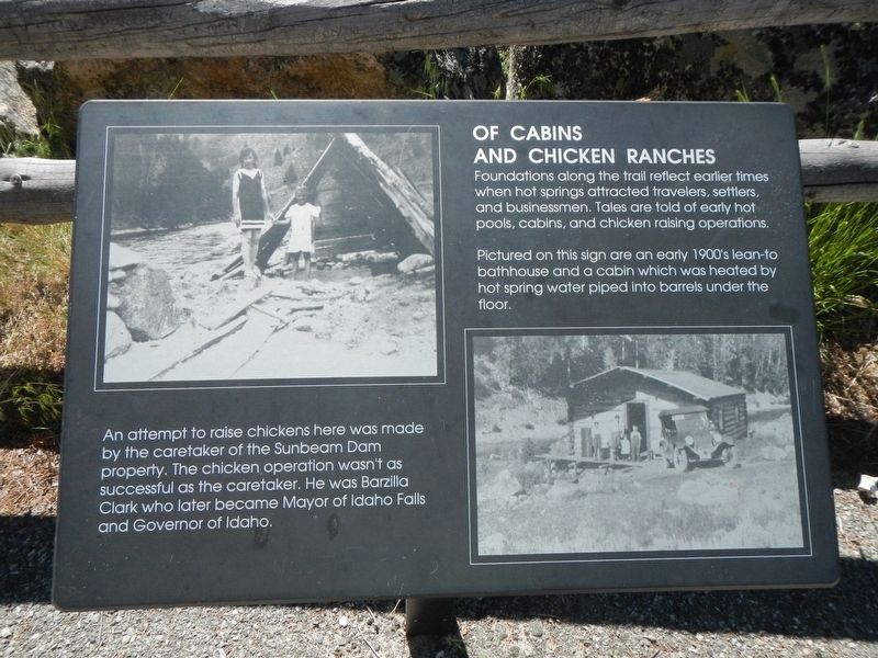 Of Cabins and Chicken Ranches Marker. Click for full size. Of Cabins and Chicken Ranches Marker image. Click for full size.