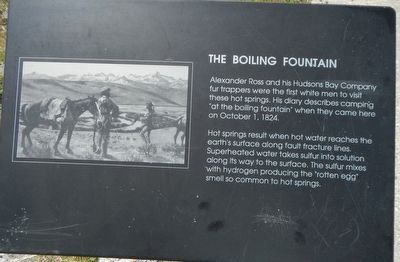 The Boiling Fountain Marker image. Click for full size.
