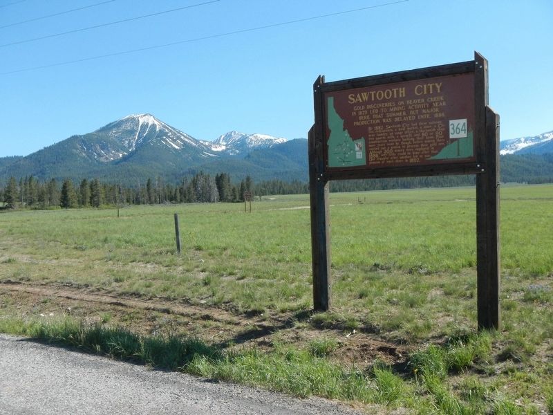 Sawtooth City Marker image. Click for full size.
