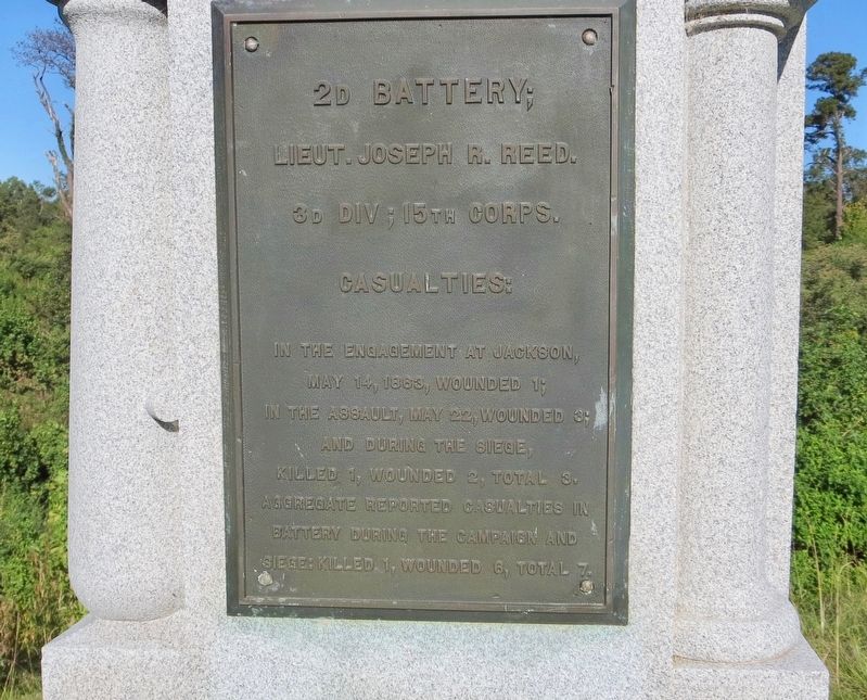 Iowa 2nd Battery Marker. Click for full size. Iowa 2nd Battery Marker image. Click for full size.