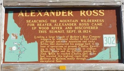 Alexander Ross Marker image. Click for full size.
