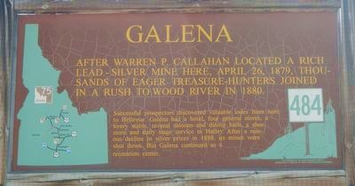 Galena Marker. Click for full size. Galena Marker image. Click for full size.