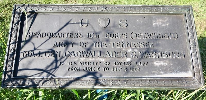 U S Headquarters 16th Corps (Detachment) Marker. Click for full size. U S Headquarters 16th Corps (Detachment) Marker image. Click for full size.
