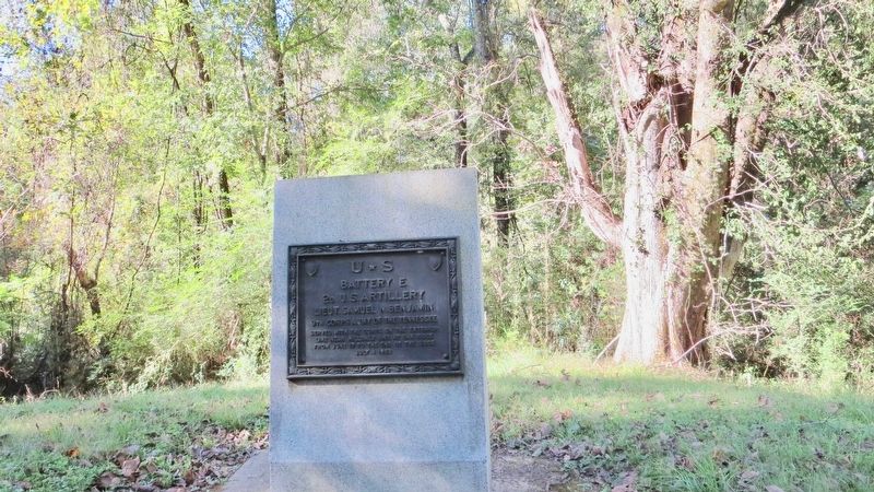 U ☆ S Battery E Marker along Grant Avenue. image. Click for full size.