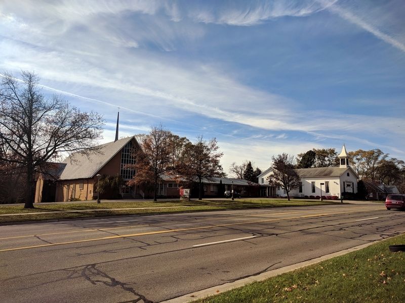 Southfield United Presbyterian Church and Marker. Click for full size. Southfield United Presbyterian Church and Marker image. Click for full size.