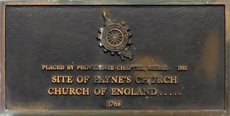Payne’s Church Marker. Click for full size. Payne’s Church Marker image. Click for full size.