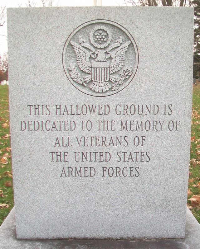 Veterans Memorial. Click for full size. Veterans Memorial image. Click for full size.