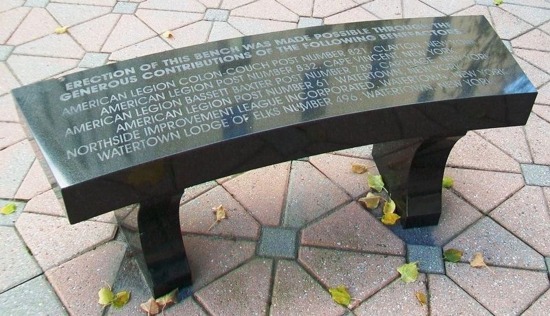 War Memorial Sponsors. Click for full size. War Memorial Sponsors image. Click for full size.