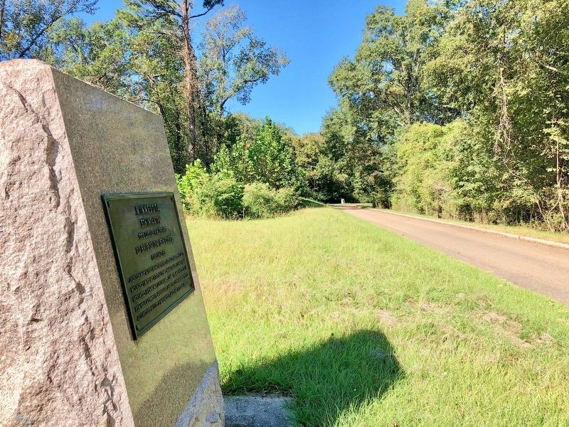Minnesota 5th Infantry Marker looking west on Union Avenue. image. Click for full size.