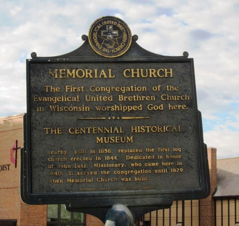 Memorial Church Marker - Other Side. Click for full size. Memorial Church Marker - Other Side image. Click for full size.