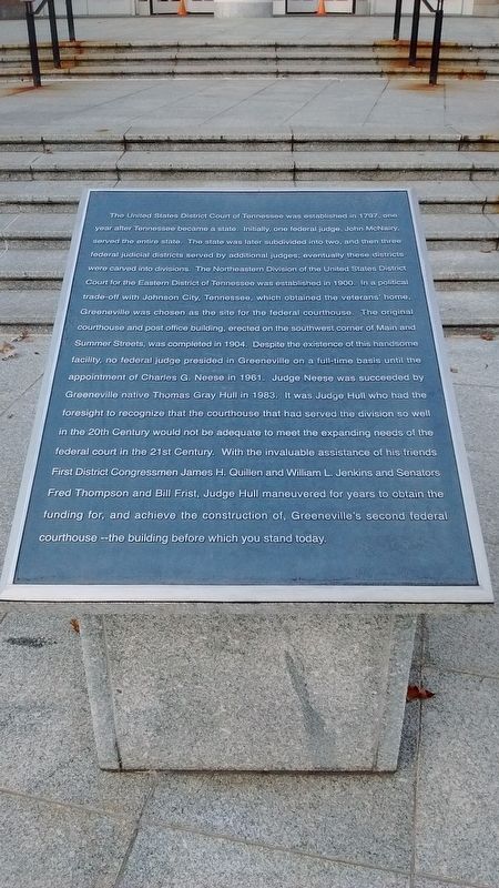 James H. Quillen United States Courthouse Marker image. Click for full size.