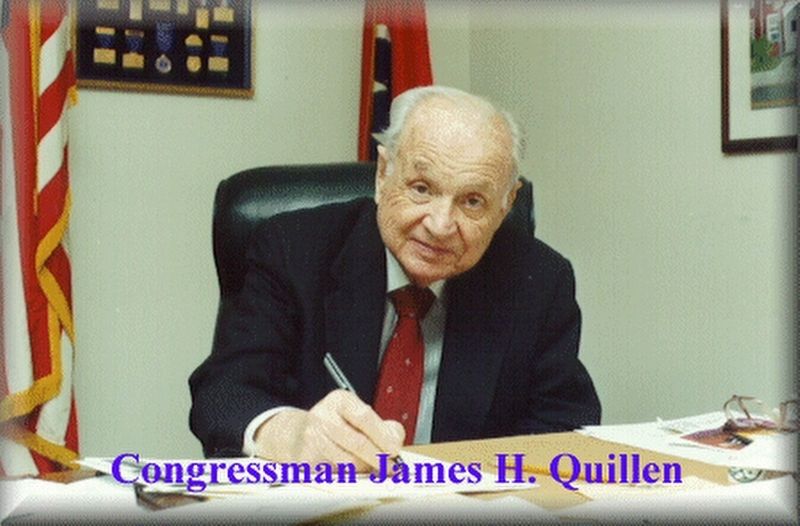 Congressman James H. Quillen image. Click for full size.