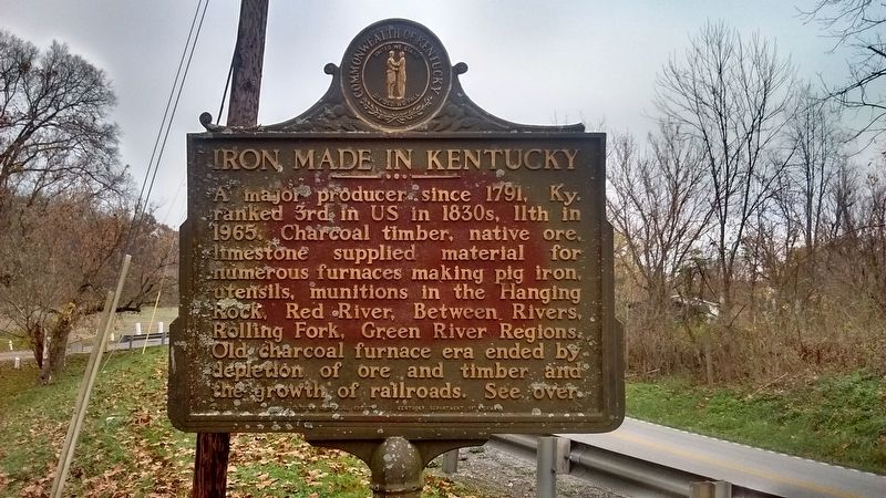 Iron Made in Kentucky Marker image, Touch for more information
