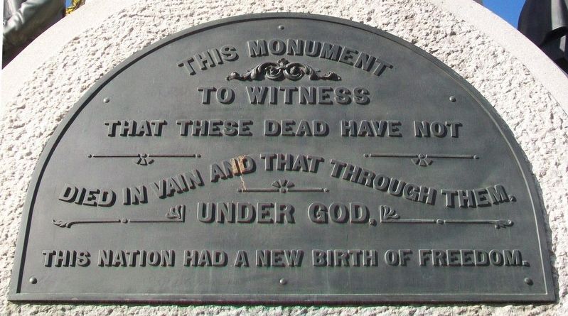 Civil War Memorial Dedication. Click for full size. Civil War Memorial Dedication image. Click for full size.