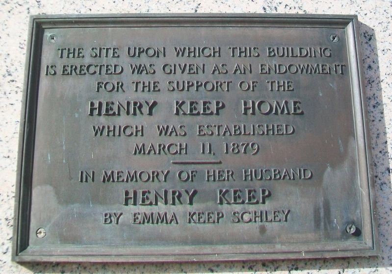 Henry Keep Home Marker. Click for full size. Henry Keep Home Marker image. Click for full size.