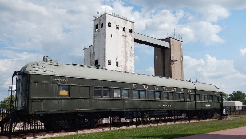 Pullman Coach Exhibit (<i>near the marker</i>) image. Click for full size.