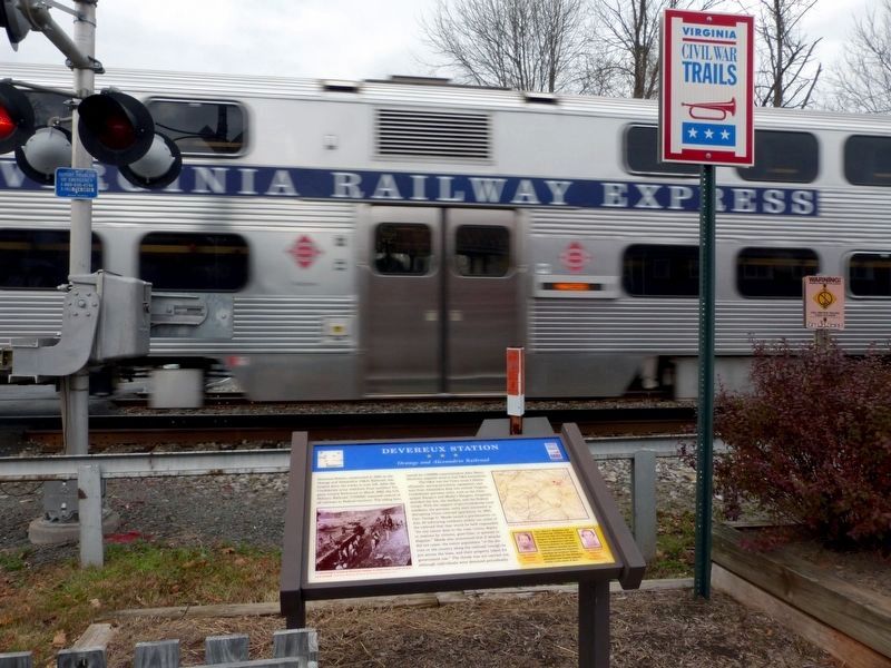 Devereux Station Marker. Click for full size. Devereux Station Marker image. Click for full size.