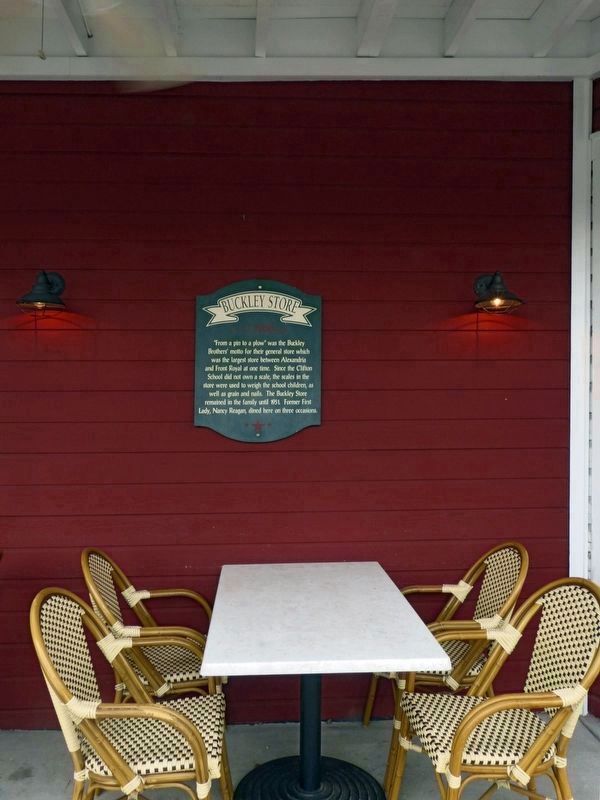 Buckley Store Marker. Click for full size. Buckley Store Marker image. Click for full size.