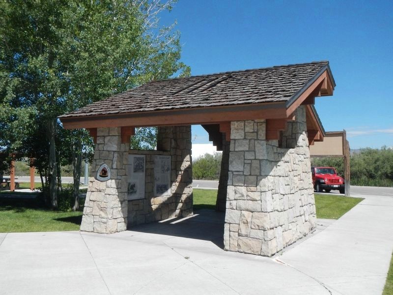 Timmerman Junction Oregon Trail Kiosk image. Click for full size.