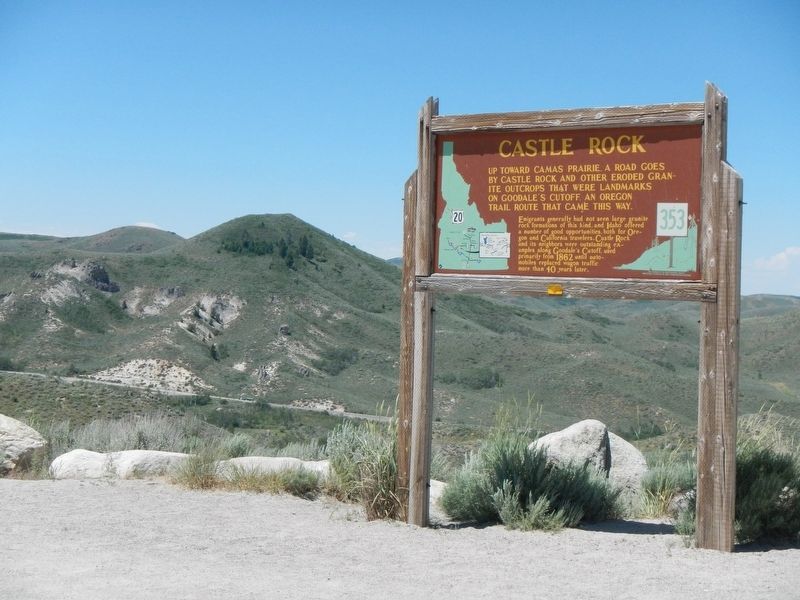 Castle Rock Marker. Click for full size. Castle Rock Marker image. Click for full size.