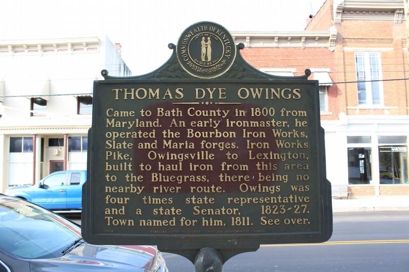 Thomas Dye Owings Marker image. Click for full size.