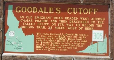 Goodale's Cutoff Marker image. Click for full size.