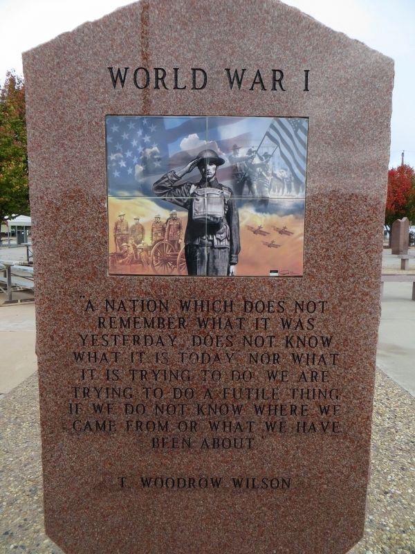 World War I - Andrews County Veterans Memorial image. Click for full size.