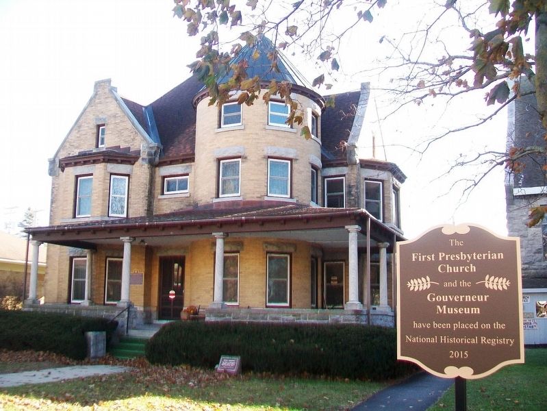 The Gouverneur Museum and Marker. Click for full size. The Gouverneur Museum and Marker image. Click for full size.