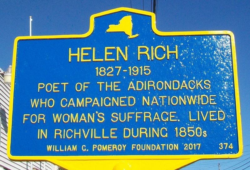 Helen Rich Marker image. Click for full size.