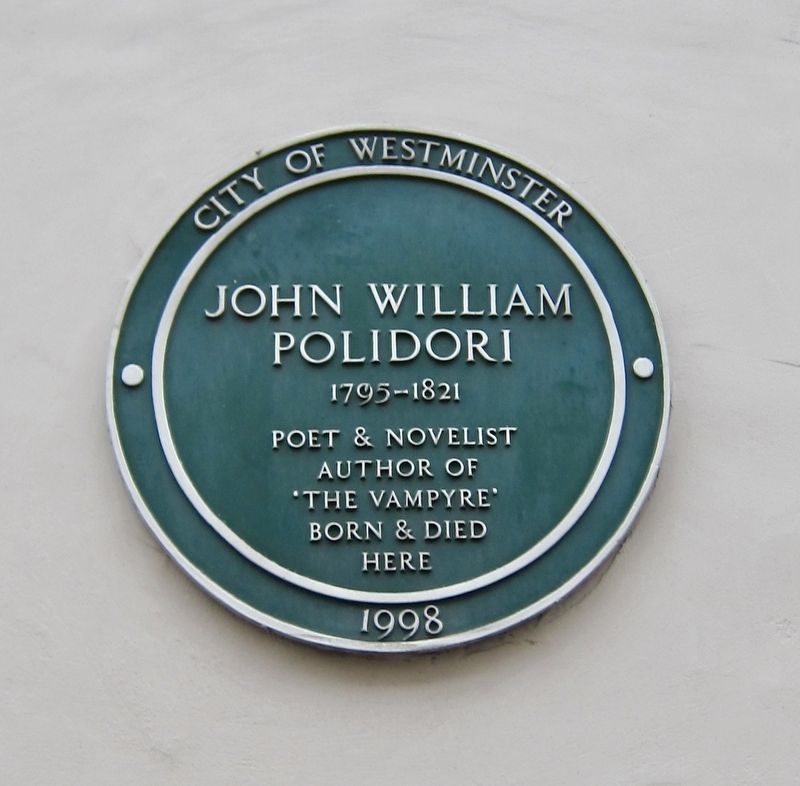John William Polidori Marker image. Click for full size.